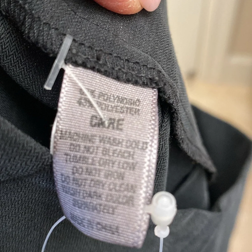 NWT REI Maxi Skirt Womens 6 academia collegiate High waisted Tencel Black office - Picture 7 of 7